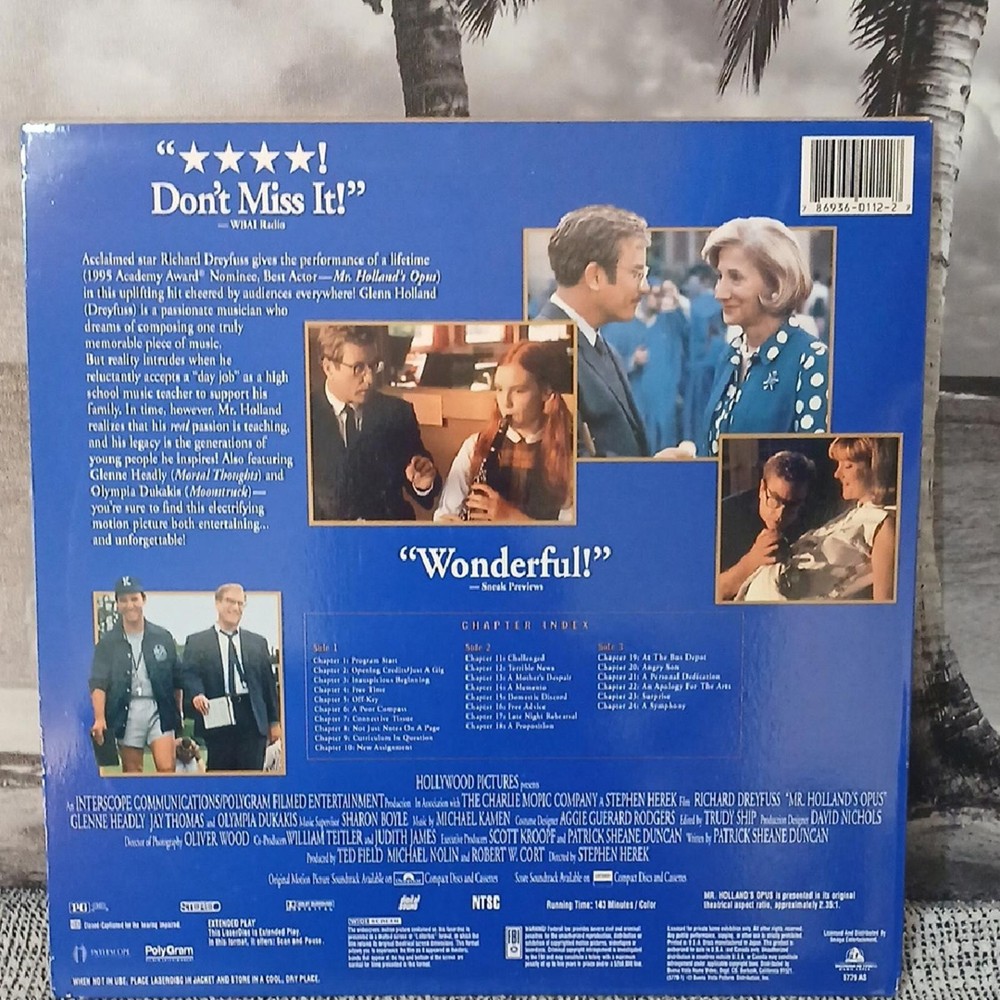 Mr. Holland's Opus Laserdisc