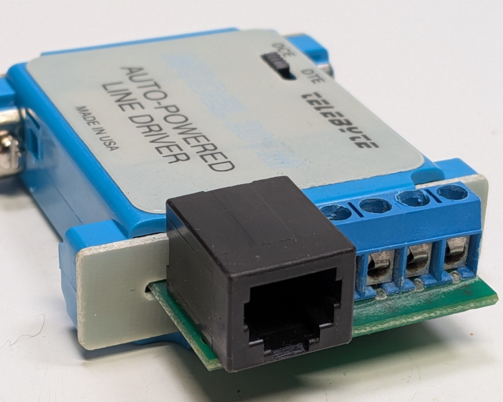 USED Telebyte Model 201M - RS-232 Auto Powered Line Driver