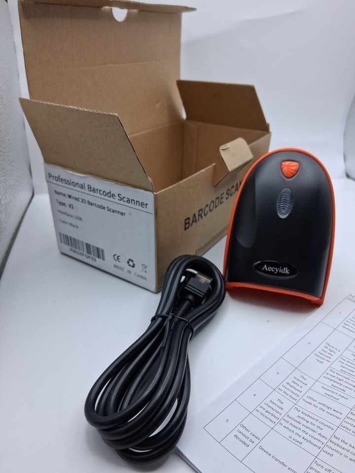 Aecyidk Professional Barcode Scanner Wired 2d V2
