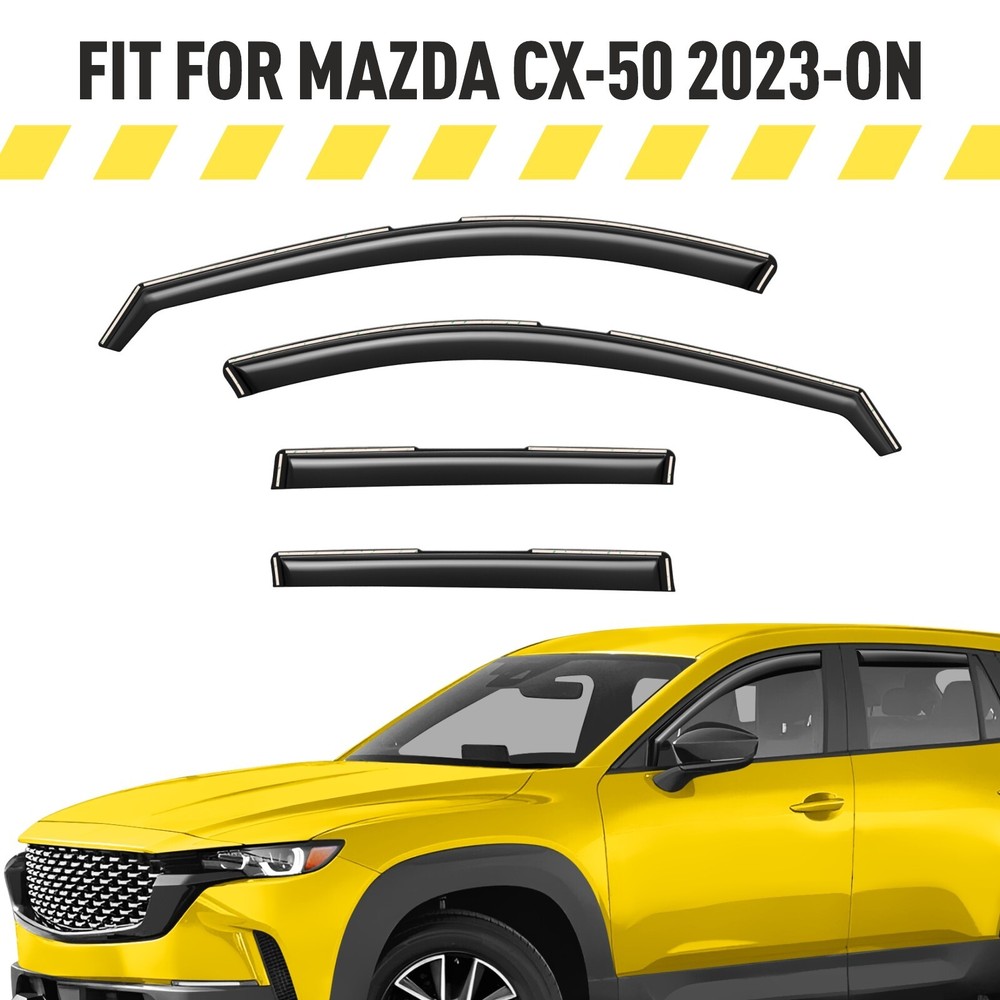 Side Window Deflectors Rain Guards for 2023-2026 Mazda CX-50
