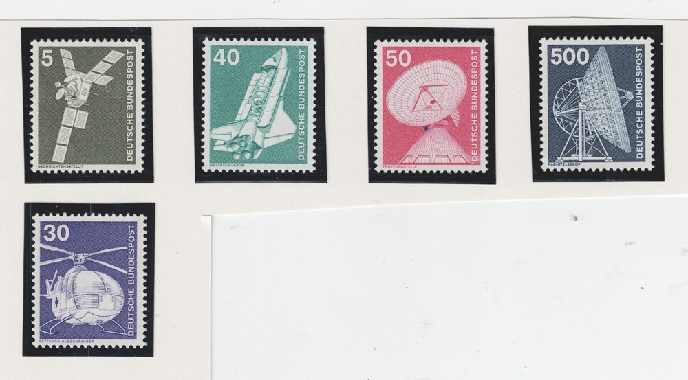 Germany Space Astronomy set 1990 MNH GER