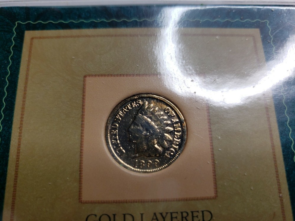 Gold Layered Indian Cent From the1800's