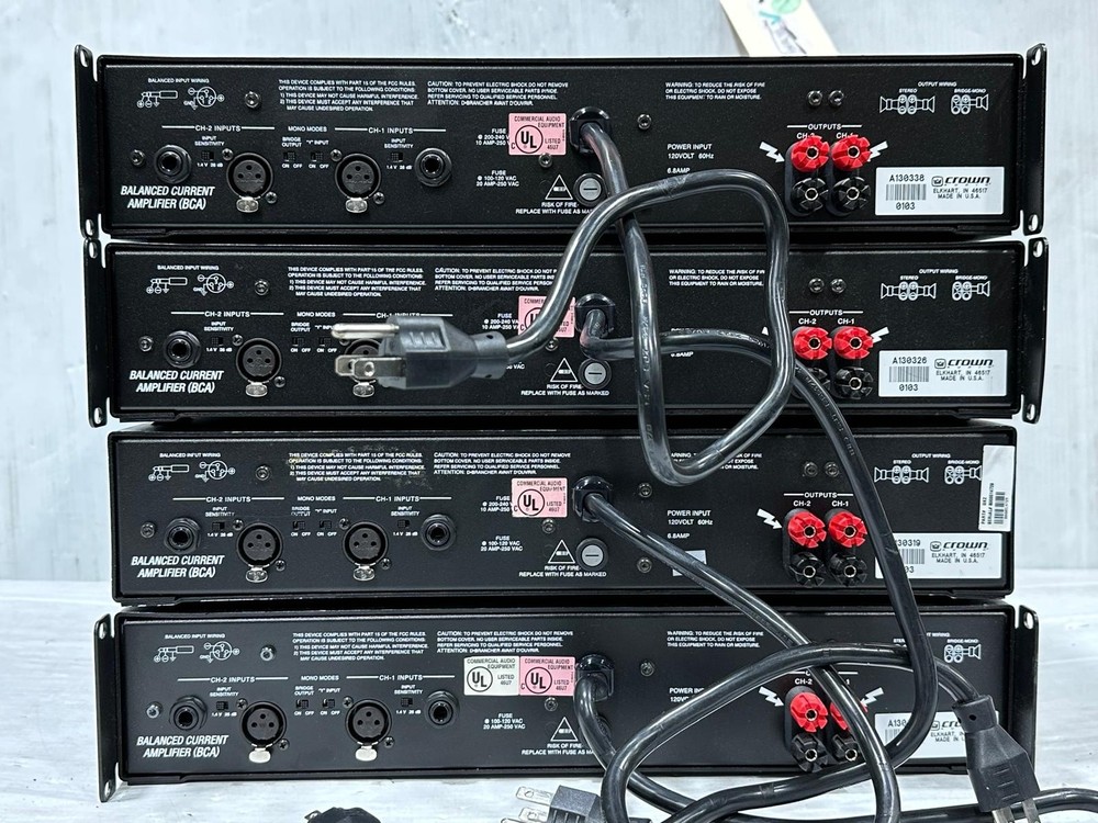 Crown K2 Power Amplifier #5085 (One)TrueHeartSound