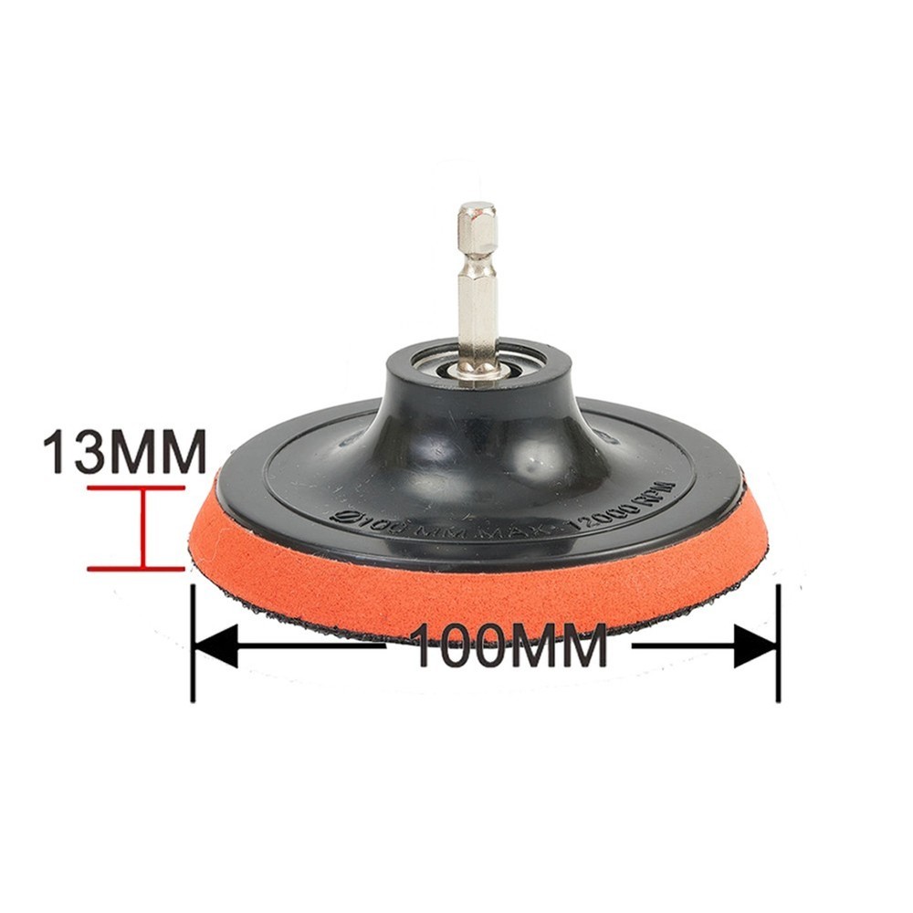 4inch Sanding Disc Aluminium Oxide Discs Hook&Loop M10 Set Polyurethane