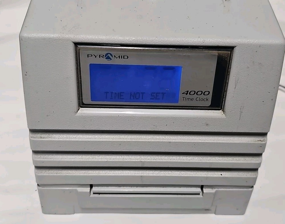 PYRAMID 4000 PRO TIME RECORDING EQUIPMENT - PREOWNED UNTESTED