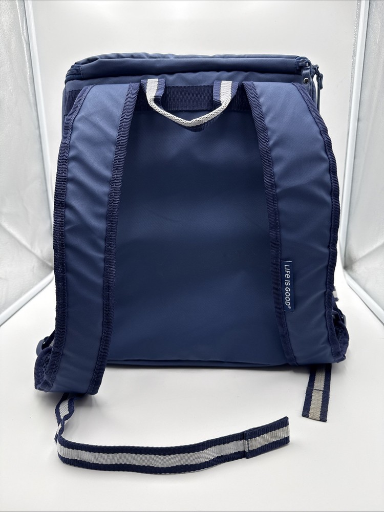 Life Is Good Soft Insulated Backpack Cooler Blue