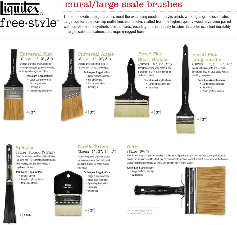 Large Scale Universal Angle Brush, 1"