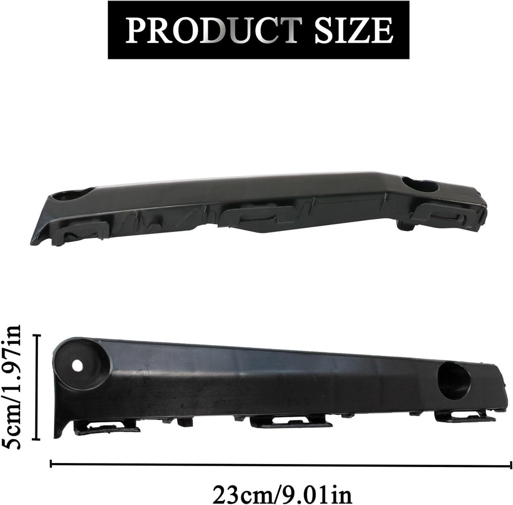 1Pair Front Bumper Bracket Fit for 2012 2013 2014 Camry Left & Right Side Front