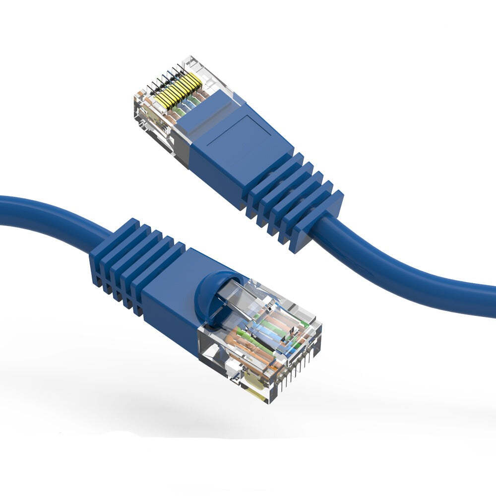 15Ft CAT5E UTP Ethernet Network Booted Cable Blue