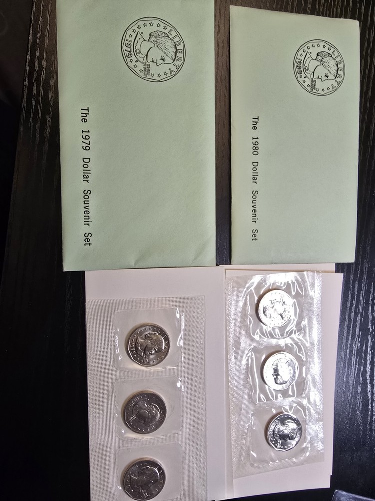 1979 & 1980 Susan B Anthony Souvenir Sets