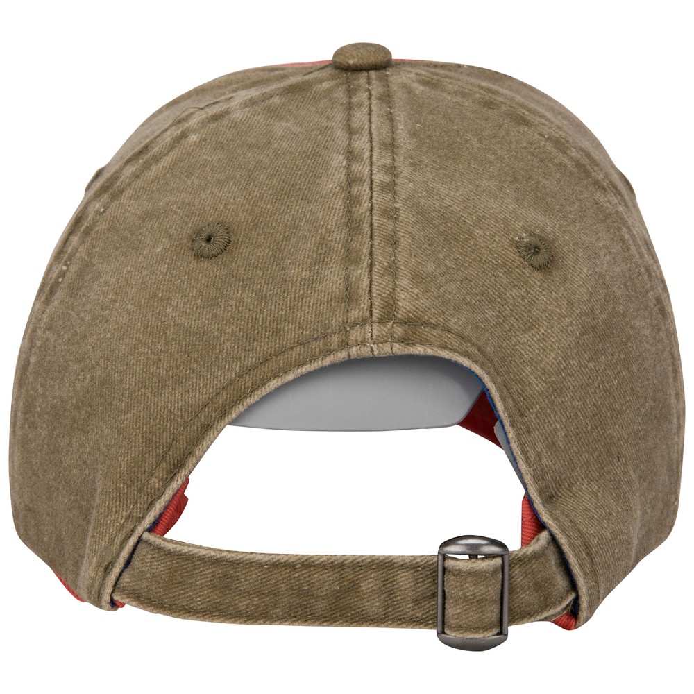 Ford Logo Distressed Cotton Twill Hat Red
