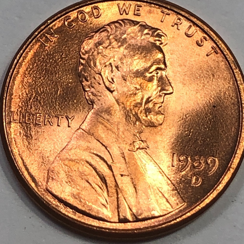1989 D - Lincoln Memorial Cent