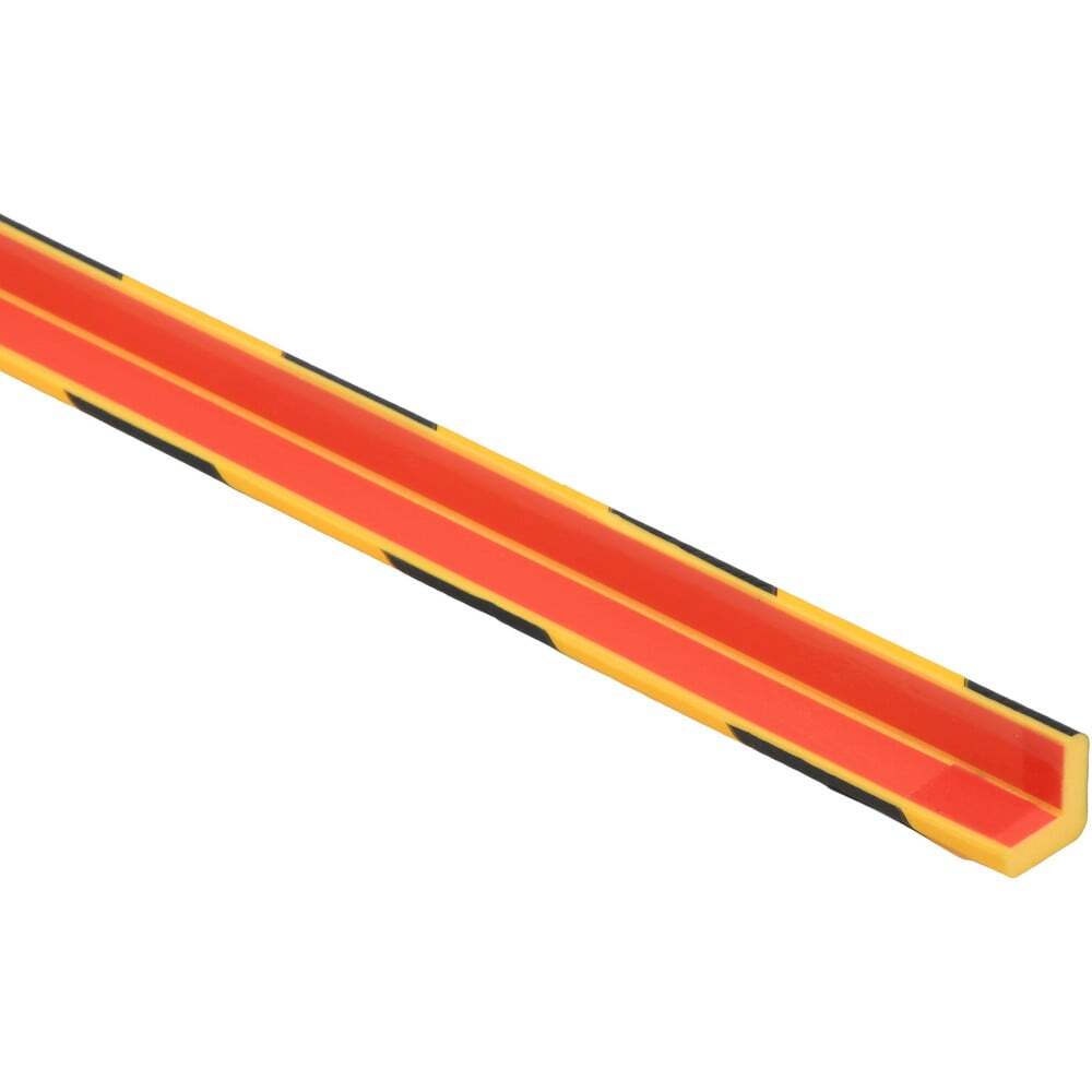 PRO-SAFE Low Profile Polyurethane Corner Bumper Guard: Yellow/Black, 39" Long