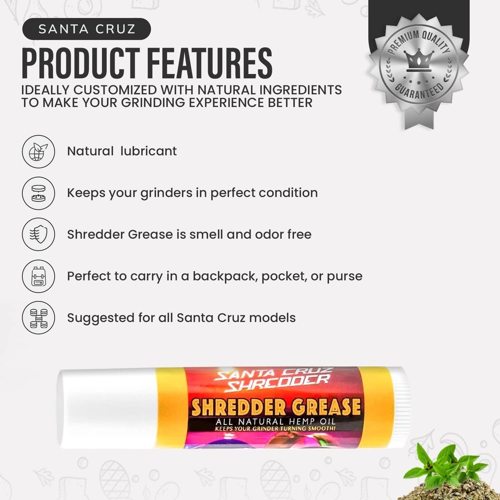 Smooth & Efficient Herb Grinding with Universal All-Natural Lubricant Grease