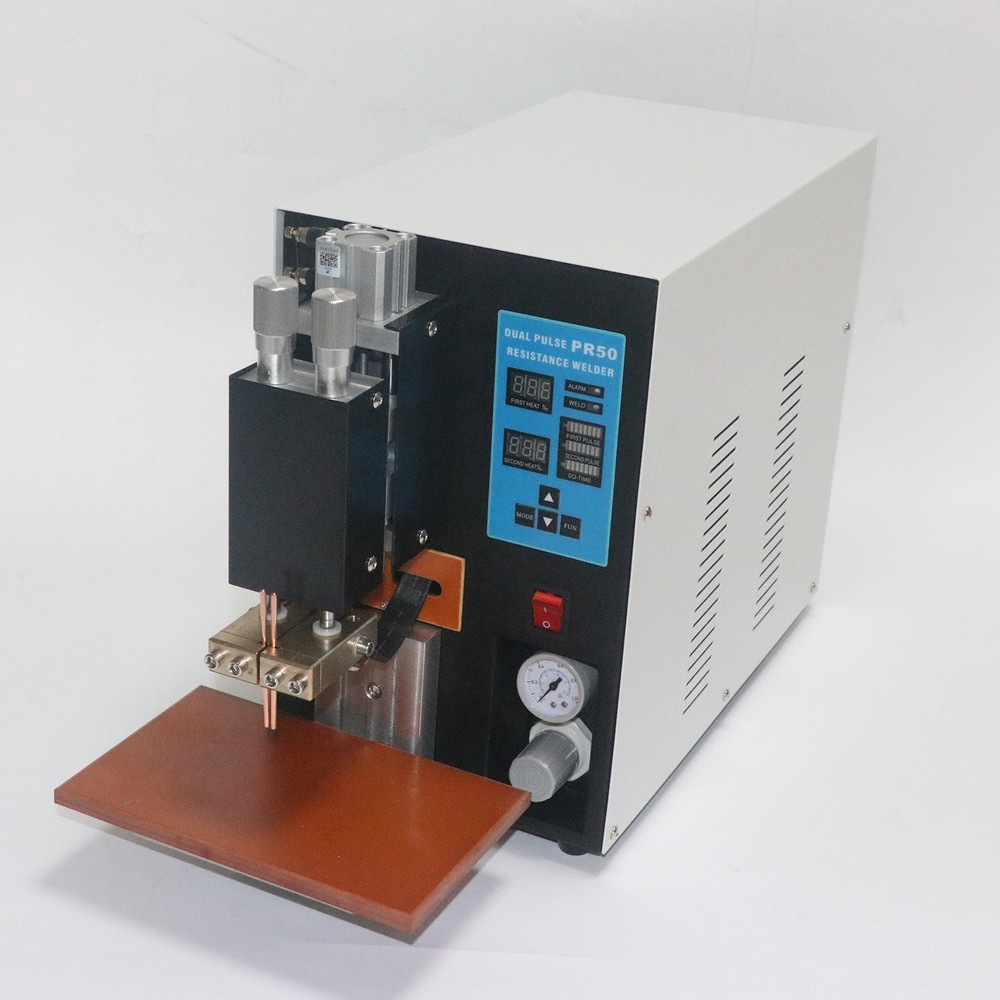 Dual Pulse Battery Spot Welder Microcomputer Machine Battery Pack PR50