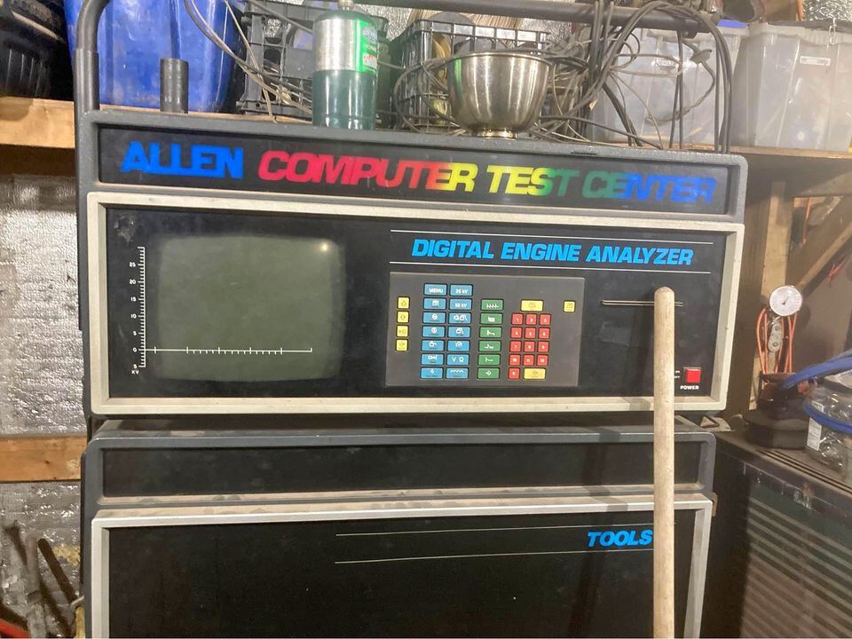 ALLEN computer TEST CENTER Engine ANALYZER FRAME BOOM ONLY PARTS CABLES PROBE S