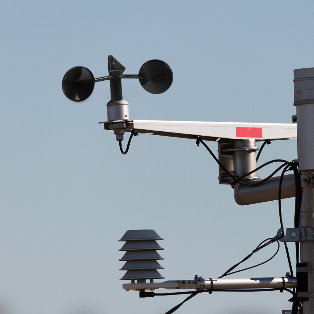 Wind Measurement Anemometer 3-Cup Wind Measurement Replacement Anemometer Cup