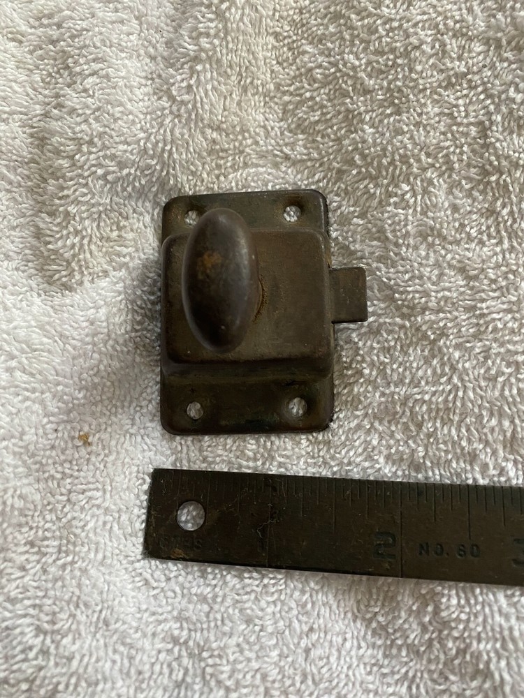 Antique Shabby Chic Primitive Cabinet Door Latch Lock