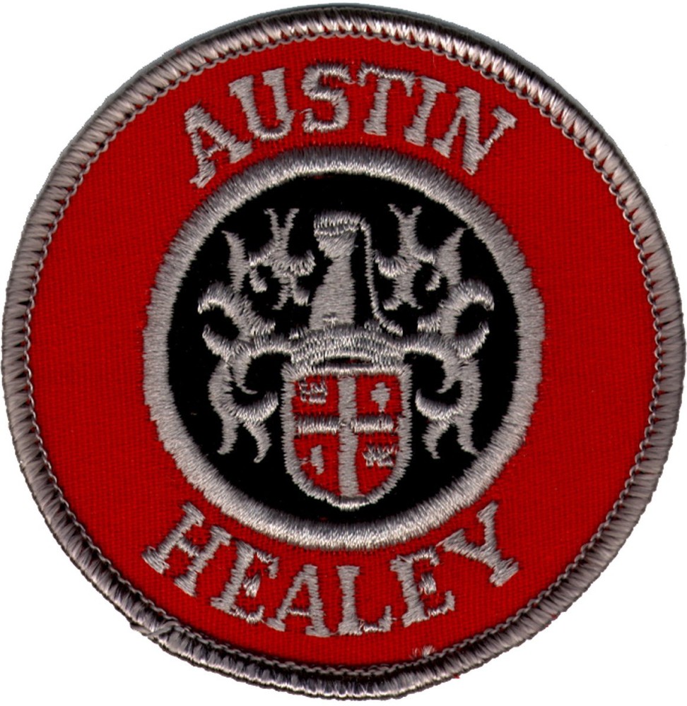 AUSTIN HEALEY round embroidered patch