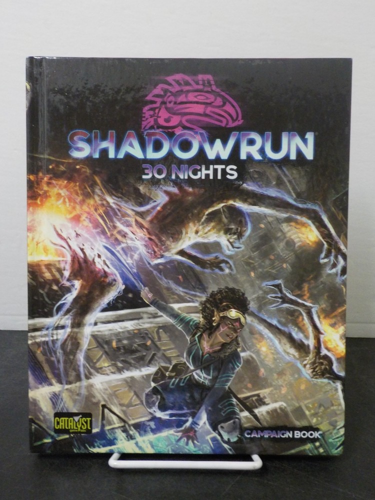 C0902 Catalyst Games Shadowrun "30 Nights Campaign" RPG Book (See Cond.)