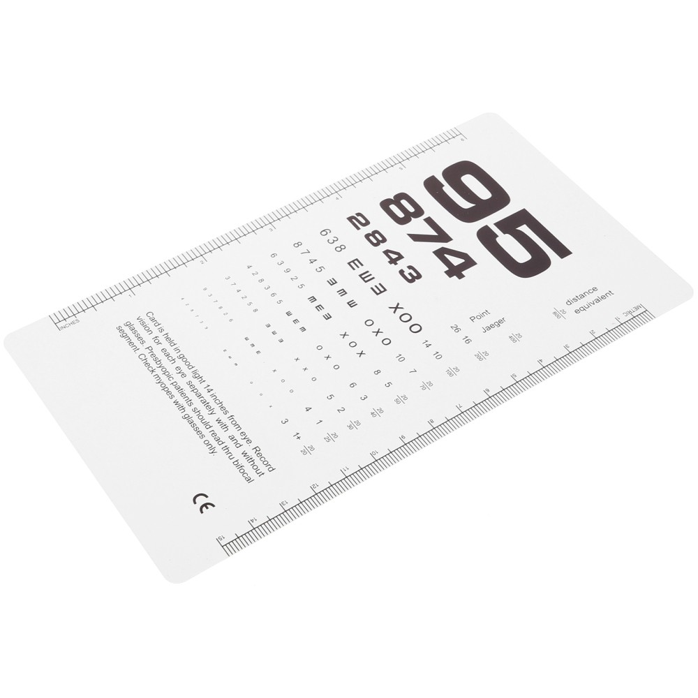 Vision Test Equipment Poster Optician Tools Visual Acuity