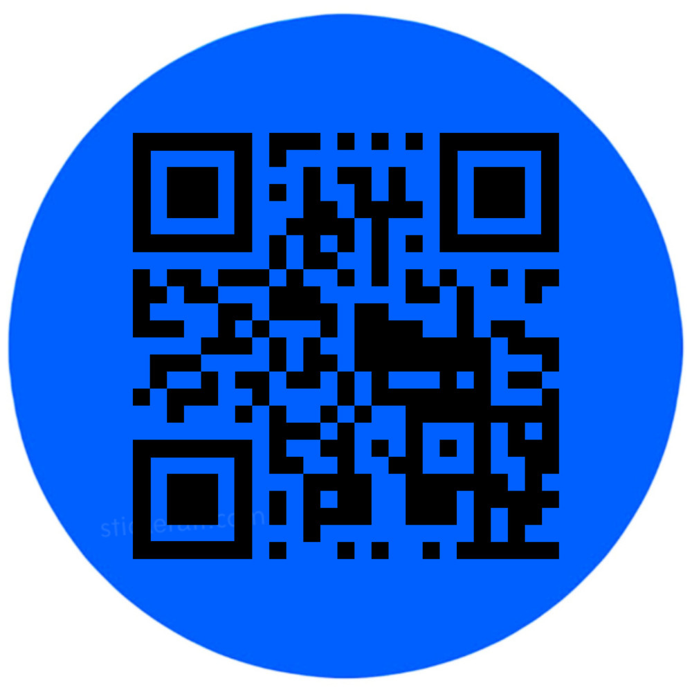 Custom QR Code Sticker | Personalized Business Label | Scannable QR Tag