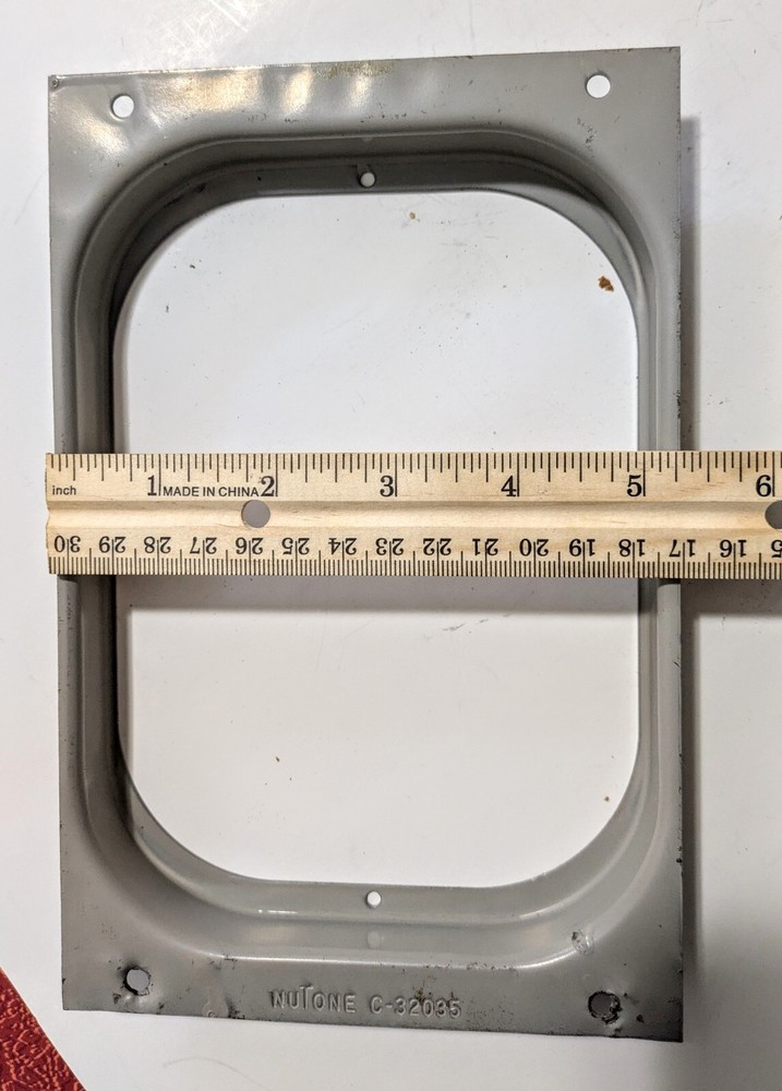 6- Vintage NuTone 2025-A Intercom System Speaker Mounting Bracket Frame.