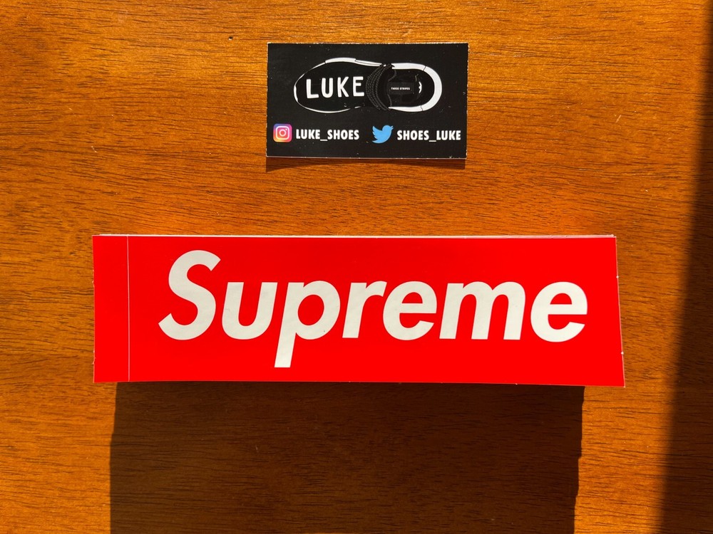 Supreme Classic Red Box Logo Sticker Authentic (Ships with tracking)