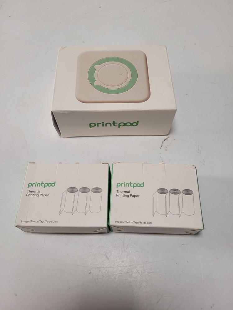 Print Pod Wireless Bluetooth Sticker Thermal Fast Printer