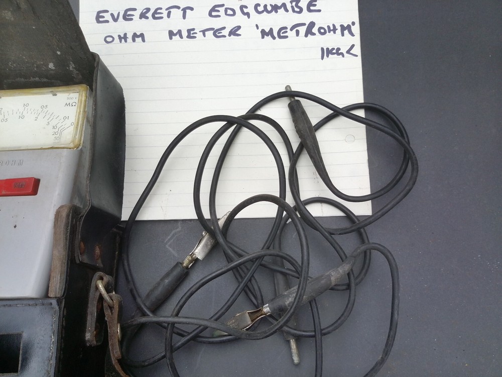 Vintage electrical Metrohm Ohm meter NOT WORKING
