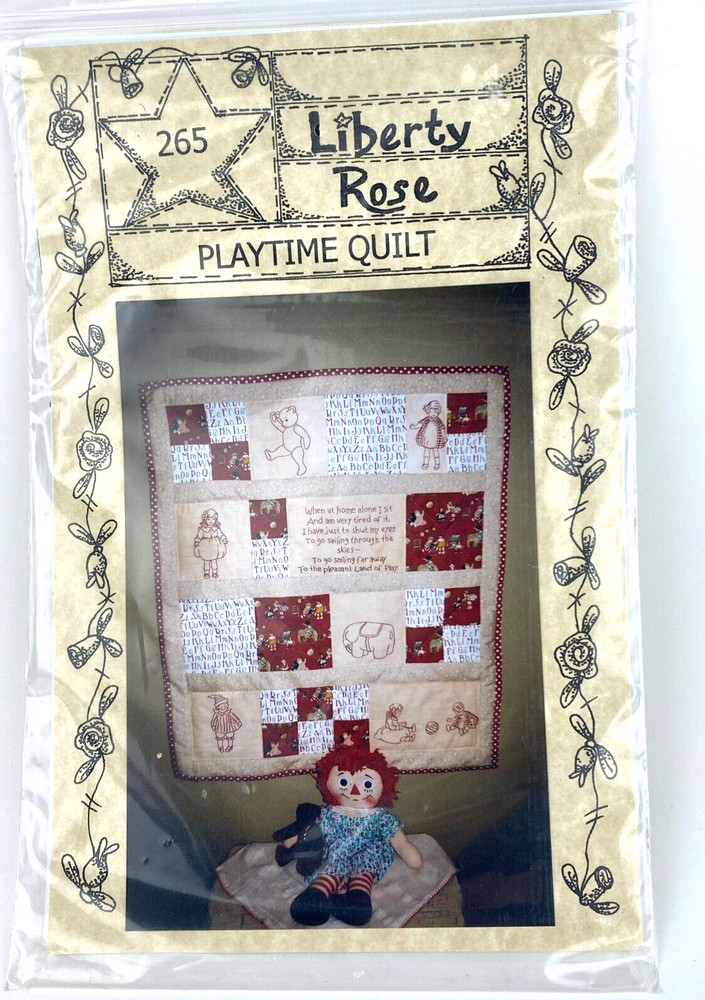 Playtime Childs Quilt Pattern Liberty Rose 265