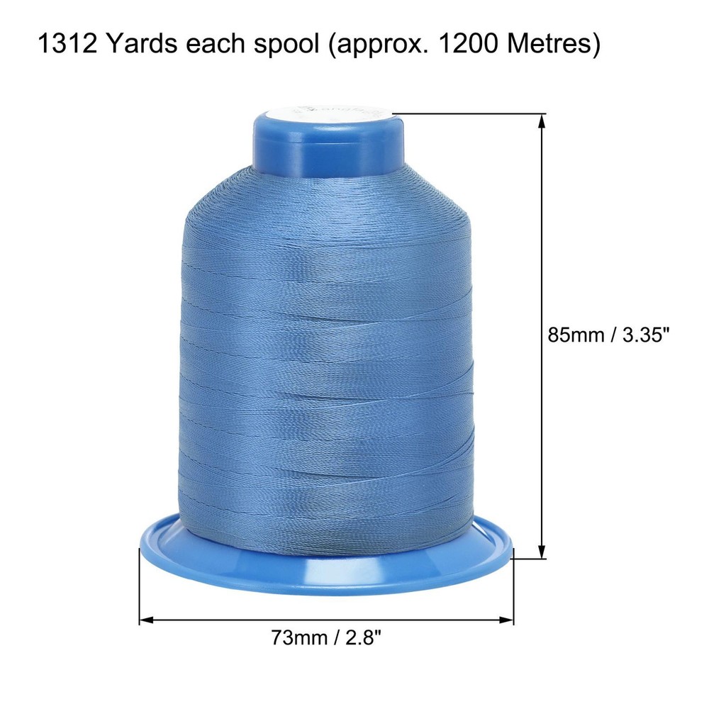Bonded Polyester Thread Extra-strong 1312 Yards 210D/0.32mm (Blue)