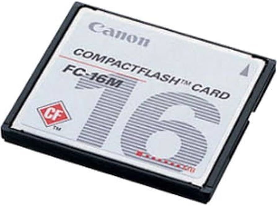 Genuine Canon PowerShot S70 A310 16MB Original CompactFlash CF Memory Card