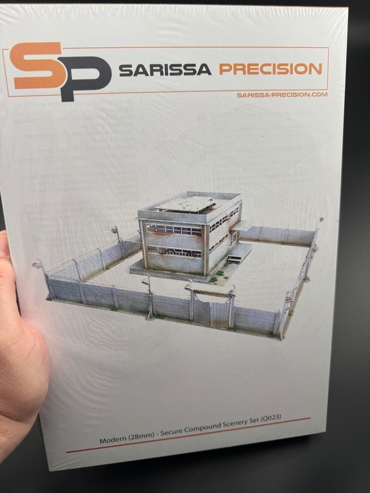 Sarissa Precission Secure Compound Scenery Set MDF Terrain 28mm