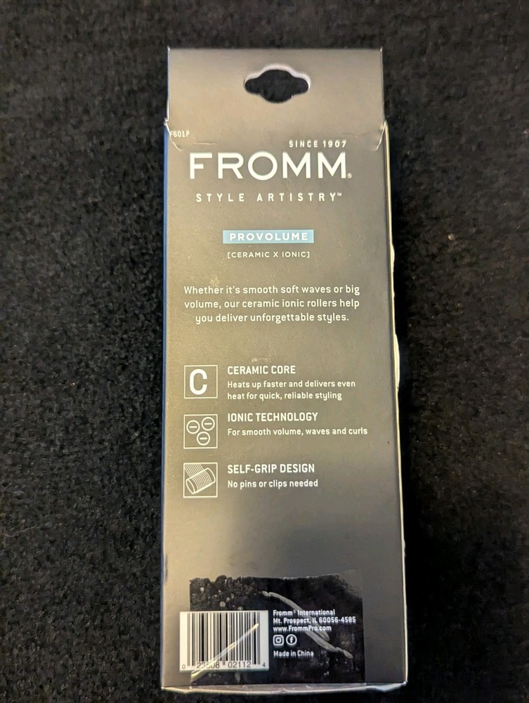 FROMM ProVolume 1.5" Self-Grip Ceramic Ionic Thermal Hair Rollers Curler
