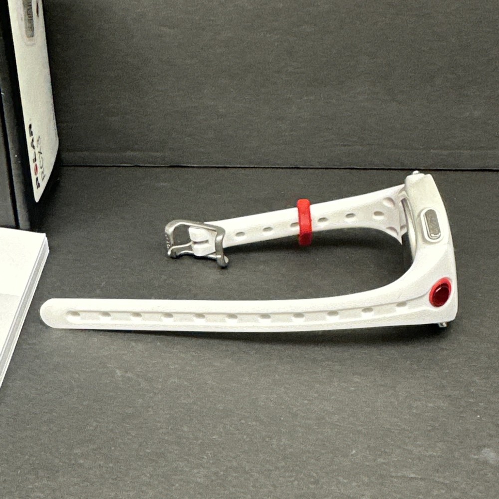 Polar RCX3 Run Needs Battery White With Instruction Manual