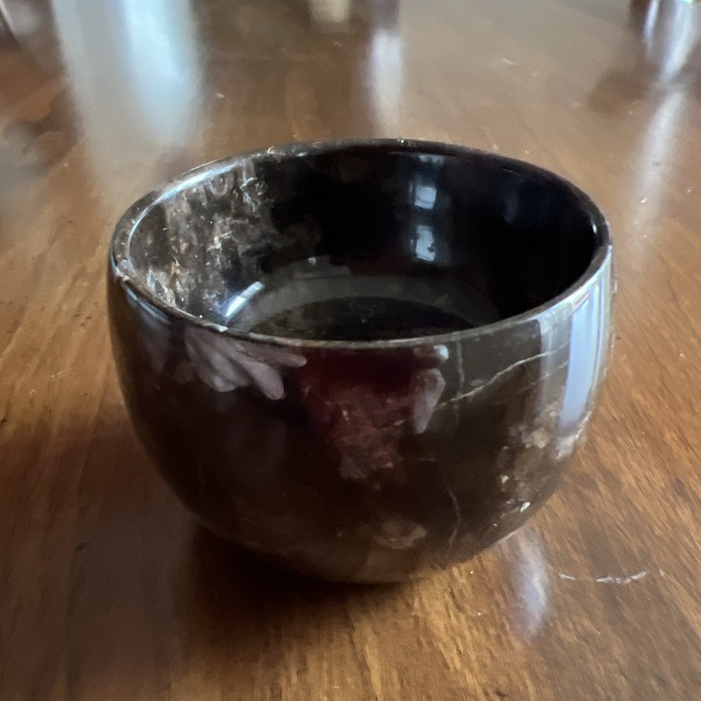 Jungfraujoch Switzerland Stone Souvenir Cup; Tiny! Charming!
