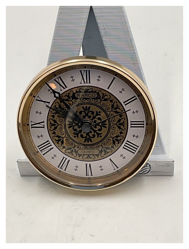 Narco Vintage Clock Movement 3.5 Inch Quartz Replacement