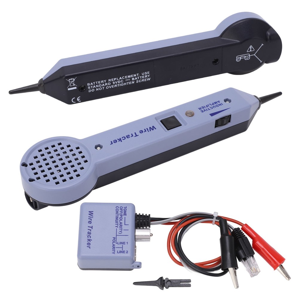 ⁺Network Cable Tracing Tester Kit Audio Adjustable Induction Amplifier Cable