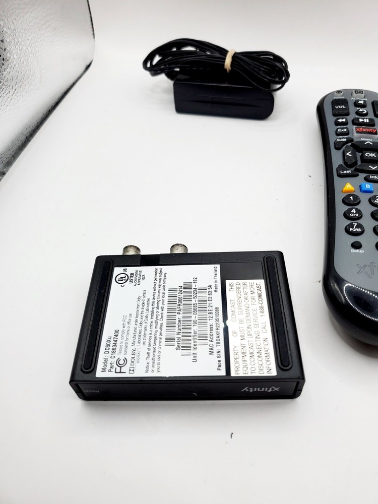 Comcast Xfinity Digital Cable Box Dc50xu /W REMOTE+ POWER