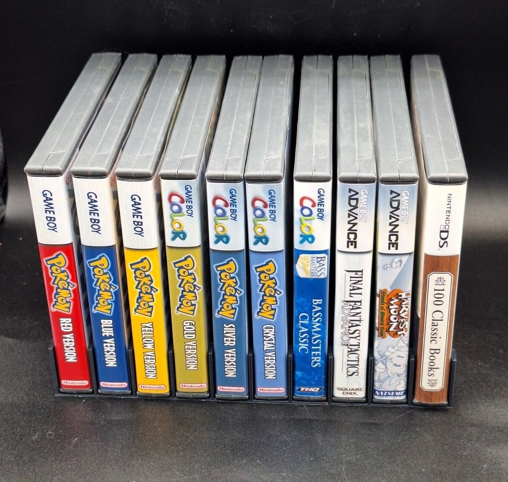 Nintendo DS Game Case Organizer Tray, 5, 10, or 15 Slots, 3D Printed
