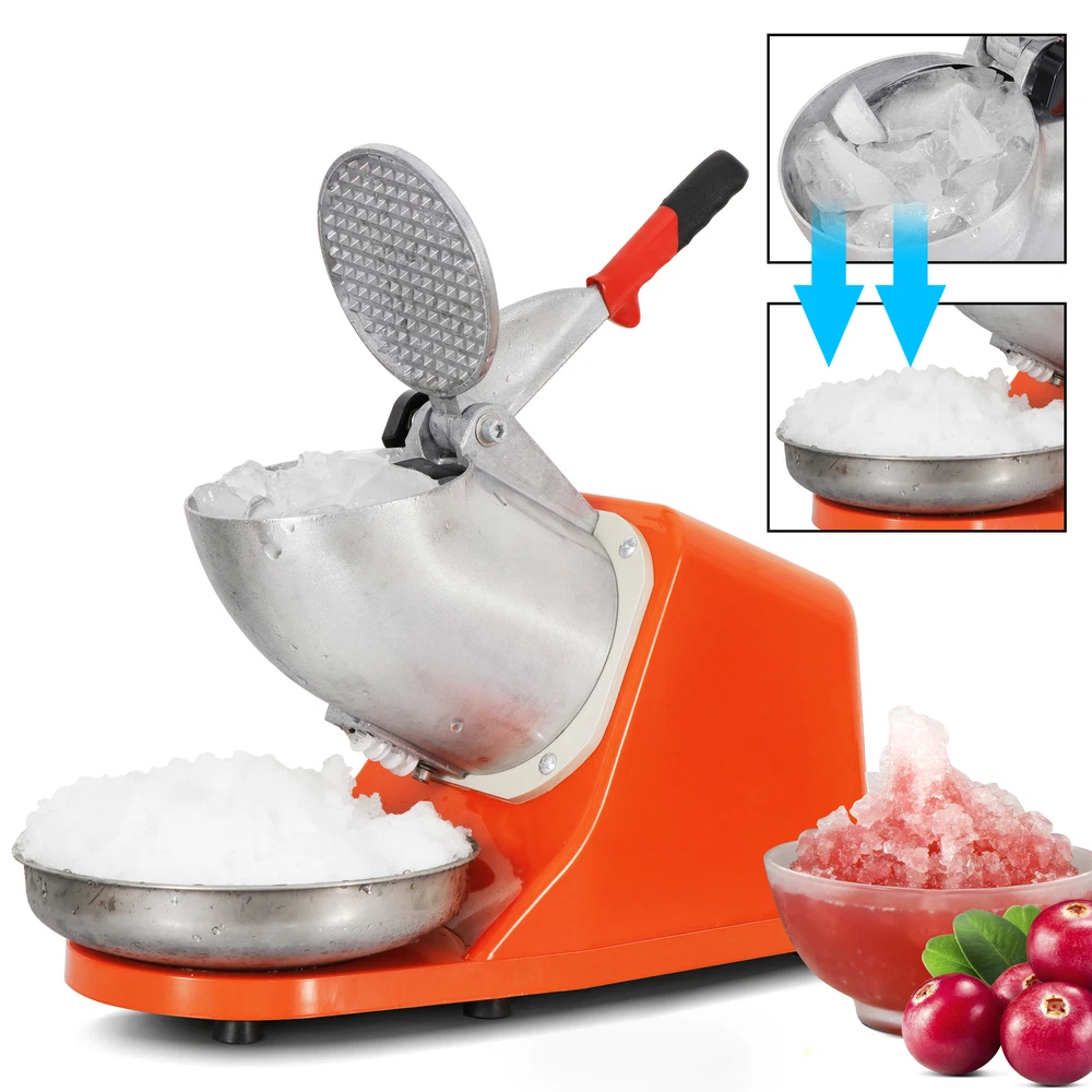 Electric Ice Crusher Machine Ice Shaver Shaved Ice Snow Cone Maker 143lbs