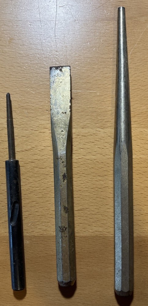 TOOLS Punch Lot Of 3