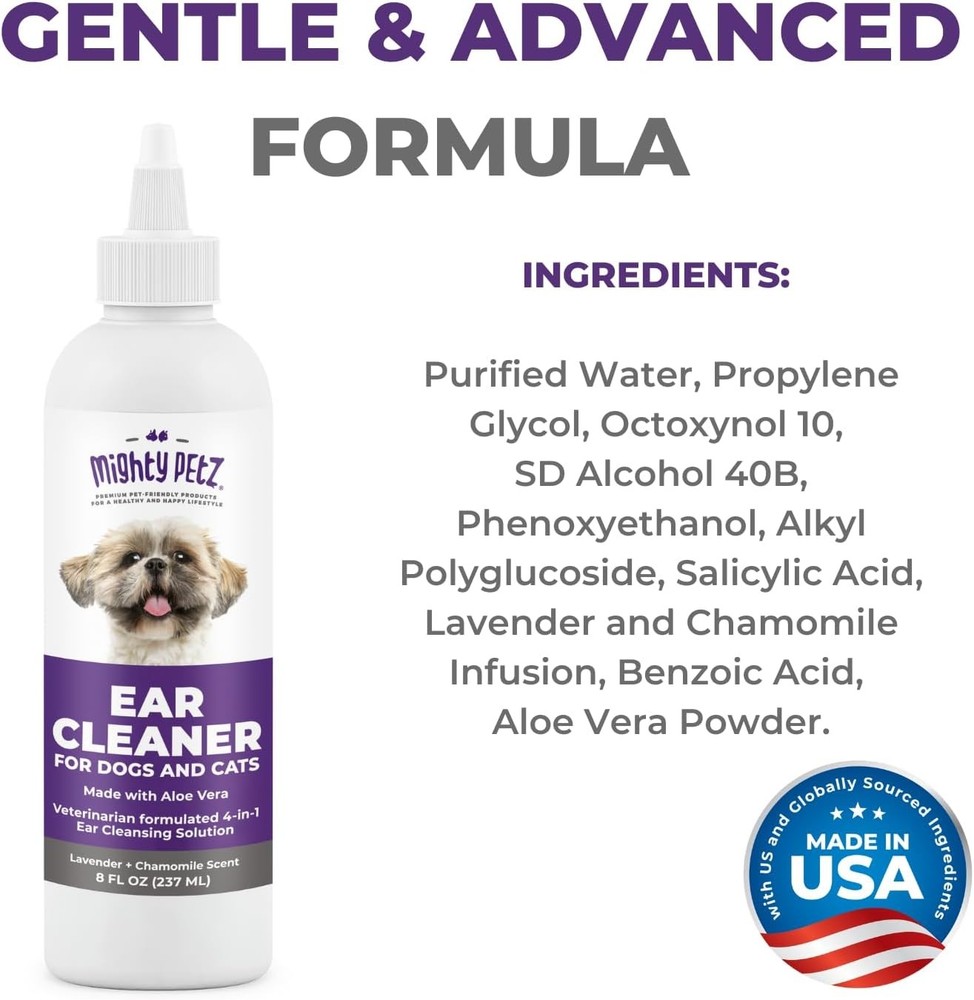 Powerful Pet Ear Cleaner — Pet Ear Cleaning Solution