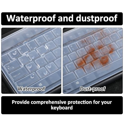Universal Silicone Keyboard Cover Protector Skin for Desktop Computer Keys