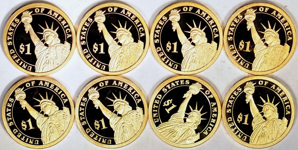 Complete Set Presidential Dollars Proof K9040