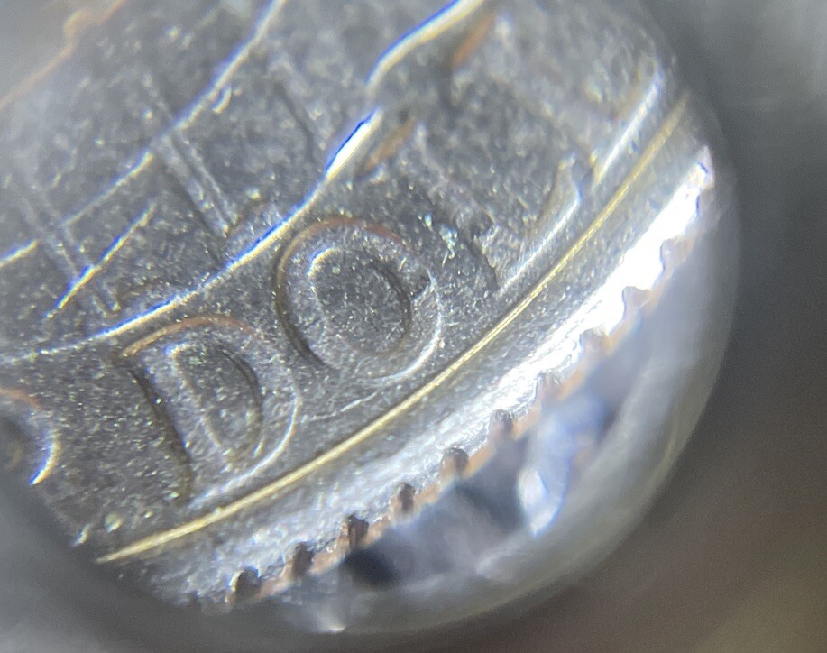 1976 DDR-Bicentennial Quarter-ERROR-Doubling On “DOLLAR”