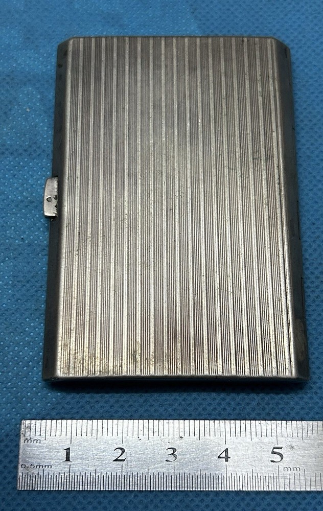 EUROPEAN SILVER CIGARETTE CASE !!