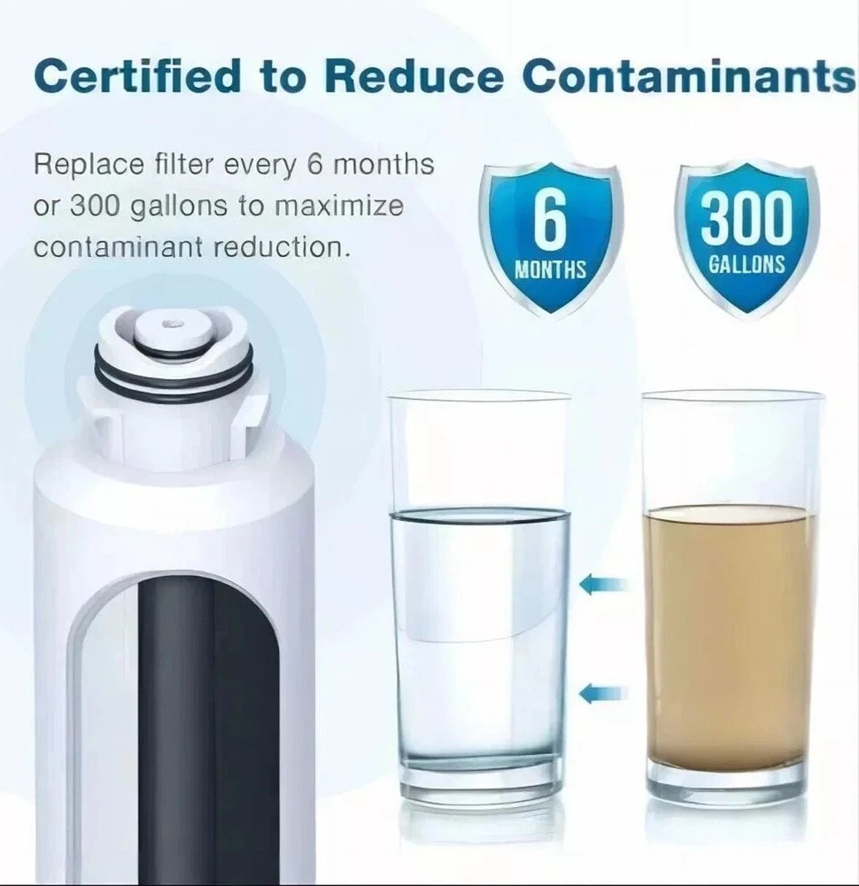 2 Pack Kenmore 46-9999 9999 Replacement Refrigerator Water Filter, White USA