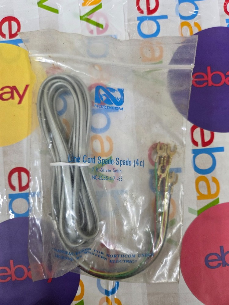 Northcom Line Cord Spade-Spade (4c)